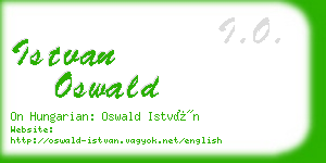 istvan oswald business card